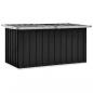 Preview: ARDEBO.de - Gartenbox Anthrazit 129x67x65 cm