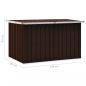 Preview: Gartenbox Braun 149 x 99 x 93 cm