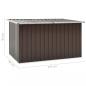 Preview: Gartenbox Braun 171 x 99 x 93 cm