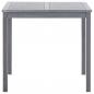 Preview: Gartentisch Grau 80x80x74 cm Massivholz Akazie