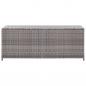 Preview: Garten-Auflagenbox Grau 120x50x60 cm Poly Rattan