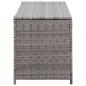 Preview: Garten-Auflagenbox Grau 120x50x60 cm Poly Rattan