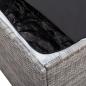 Preview: Garten-Auflagenbox Grau 120x50x60 cm Poly Rattan