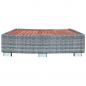 Preview: Spa-Einstiegsstufe Grau Poly Rattan 92×45×25 cm