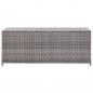 Preview: Garten-Auflagenbox Grau 150x50x60 cm Poly Rattan