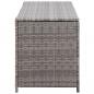 Preview: Garten-Auflagenbox Grau 150x50x60 cm Poly Rattan