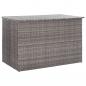 Preview: ARDEBO.de - Garden-Auflagenbox Grau 150x100x100 cm Poly Rattan