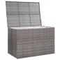 Preview: Garden-Auflagenbox Grau 150x100x100 cm Poly Rattan