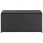 Preview: Gartenbox Poly Rattan 100x50x50 cm Schwarz