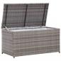 Preview: Gartenbox Poly Rattan 100x50x50 cm Grau