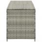 Preview: Gartenbox Poly Rattan 200x50x60 cm Grau