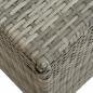 Preview: Gartenbox Poly Rattan 200x50x60 cm Grau