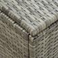 Preview: Gartenbox Poly Rattan 180x90x70 cm Grau