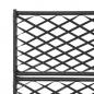 Preview: Hochbeet mit Rankgitter 3 Töpfe 83×30×130cm Poly Rattan Schwarz