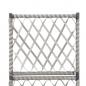 Preview: Hochbeet mit Rankgitter 1 Topf 30x30x107 cm Poly Rattan Grau