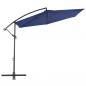 Preview: Ampelschirm mit Alu-Mast 300 cm Blau