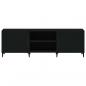 Preview: TV-Schrank Schwarz 150x30x50 cm Holzwerkstoff