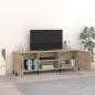 Preview: TV-Schrank Sonoma-Eiche 150x30x50 cm Holzwerkstoff