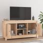 Preview: TV-Schrank 103x36,5x52 cm Massivholz Kiefer