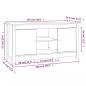 Preview: TV-Schrank 103x36,5x52 cm Massivholz Kiefer