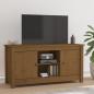 Preview: ARDEBO.de - TV-Schrank Honigbraun 103x36,5x52 cm Massivholz Kiefer