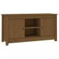 Preview: TV-Schrank Honigbraun 103x36,5x52 cm Massivholz Kiefer