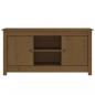 Preview: TV-Schrank Honigbraun 103x36,5x52 cm Massivholz Kiefer