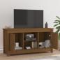 Preview: TV-Schrank Honigbraun 103x36,5x52 cm Massivholz Kiefer