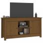 Preview: TV-Schrank Honigbraun 103x36,5x52 cm Massivholz Kiefer