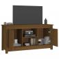 Preview: TV-Schrank Honigbraun 103x36,5x52 cm Massivholz Kiefer