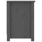 Preview: TV-Schrank Grau 103x36,5x52 cm Massivholz Kiefer