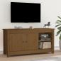 Preview: ARDEBO.de - TV-Schrank Honigbraun 103x36,5x52 cm Massivholz Kiefer