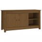 Preview: TV-Schrank Honigbraun 103x36,5x52 cm Massivholz Kiefer