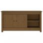 Preview: TV-Schrank Honigbraun 103x36,5x52 cm Massivholz Kiefer