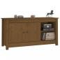 Preview: TV-Schrank Honigbraun 103x36,5x52 cm Massivholz Kiefer