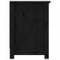 Preview: TV-Schrank Schwarz 103x36,5x52 cm Massivholz Kiefer