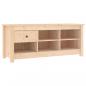 Preview: Schuhschrank 110x38x45,5 cm Massivholz Kiefer