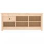 Preview: Schuhschrank 110x38x45,5 cm Massivholz Kiefer