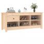 Preview: Schuhschrank 110x38x45,5 cm Massivholz Kiefer