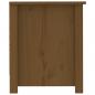 Preview: Schuhschrank Honigbraun 110x38x45,5 cm Massivholz Kiefer