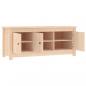 Preview: Schuhschrank 110x38x45,5 cm Massivholz Kiefer