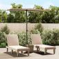 Preview: ARDEBO.de - Sonnenschirm mit Aluminium-Mast 180 x 110 cm Taupe 