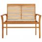 Preview: Gartenbank 112 cm Massivholz Teak