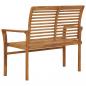 Preview: Gartenbank 112 cm Massivholz Teak