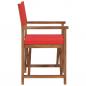 Preview: Regiestuhl Massivholz Teak Rot