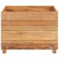 Preview: Hochbeet 50x40x38 cm Teak Altholz und Stahl