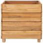 Preview: Hochbeet 50x40x38 cm Teak Altholz und Stahl