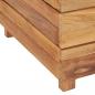 Preview: Hochbeet 50x40x38 cm Teak Altholz und Stahl