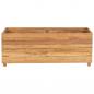 Preview: Hochbeet 100x40x38 cm Teak Altholz und Stahl