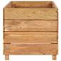 Preview: Hochbeet 100x40x38 cm Teak Altholz und Stahl